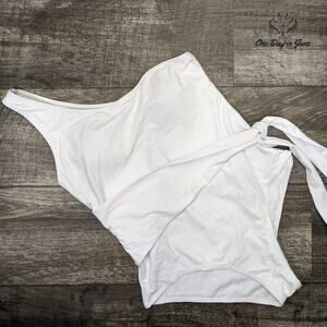 ODIJ One Shoulder Tie Waist One Piece Swimsuit Size XL